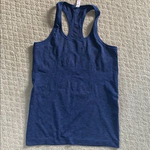 Blue Lululemon tank